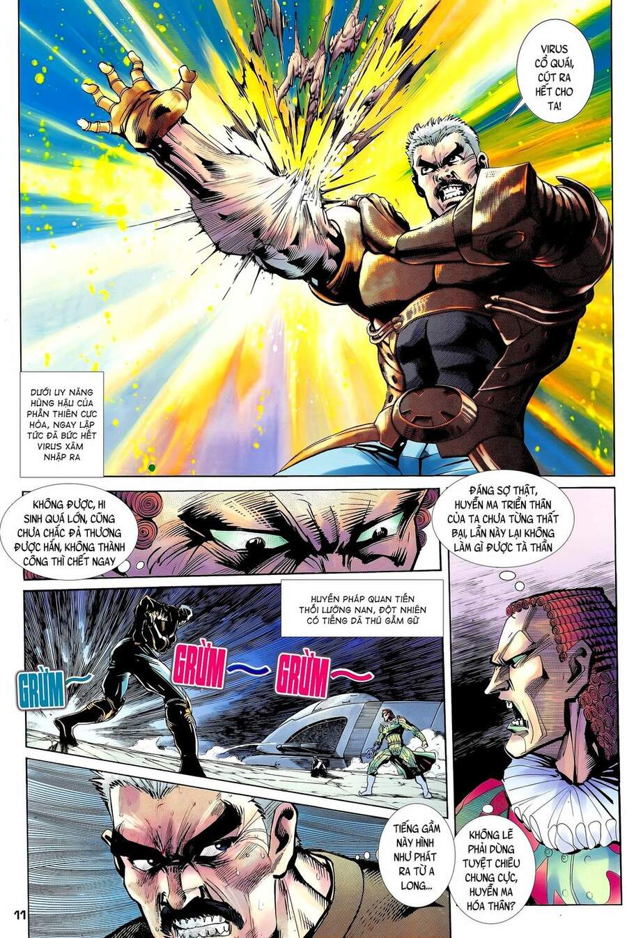 Truyện Tranh Long Hổ 5 Thế trang 8