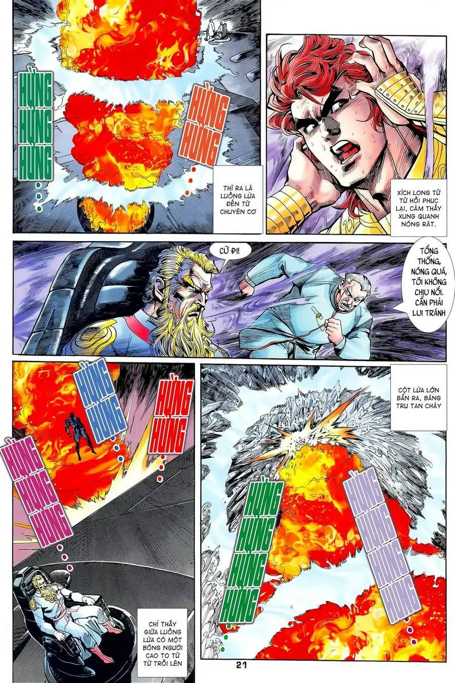 Truyện Tranh Long Hổ 5 Thế trang 8