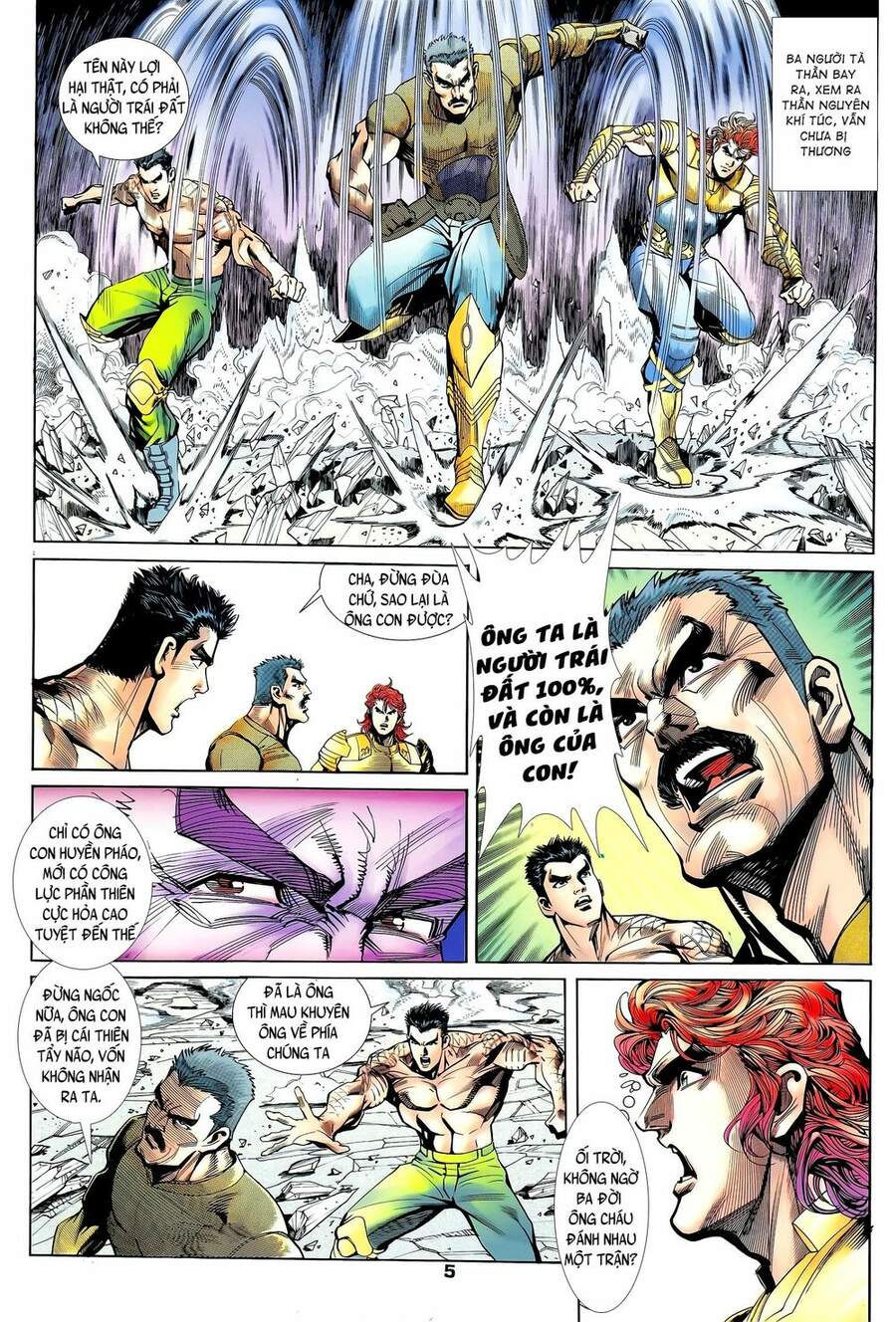 Truyện Tranh Long Hổ 5 Thế trang 8