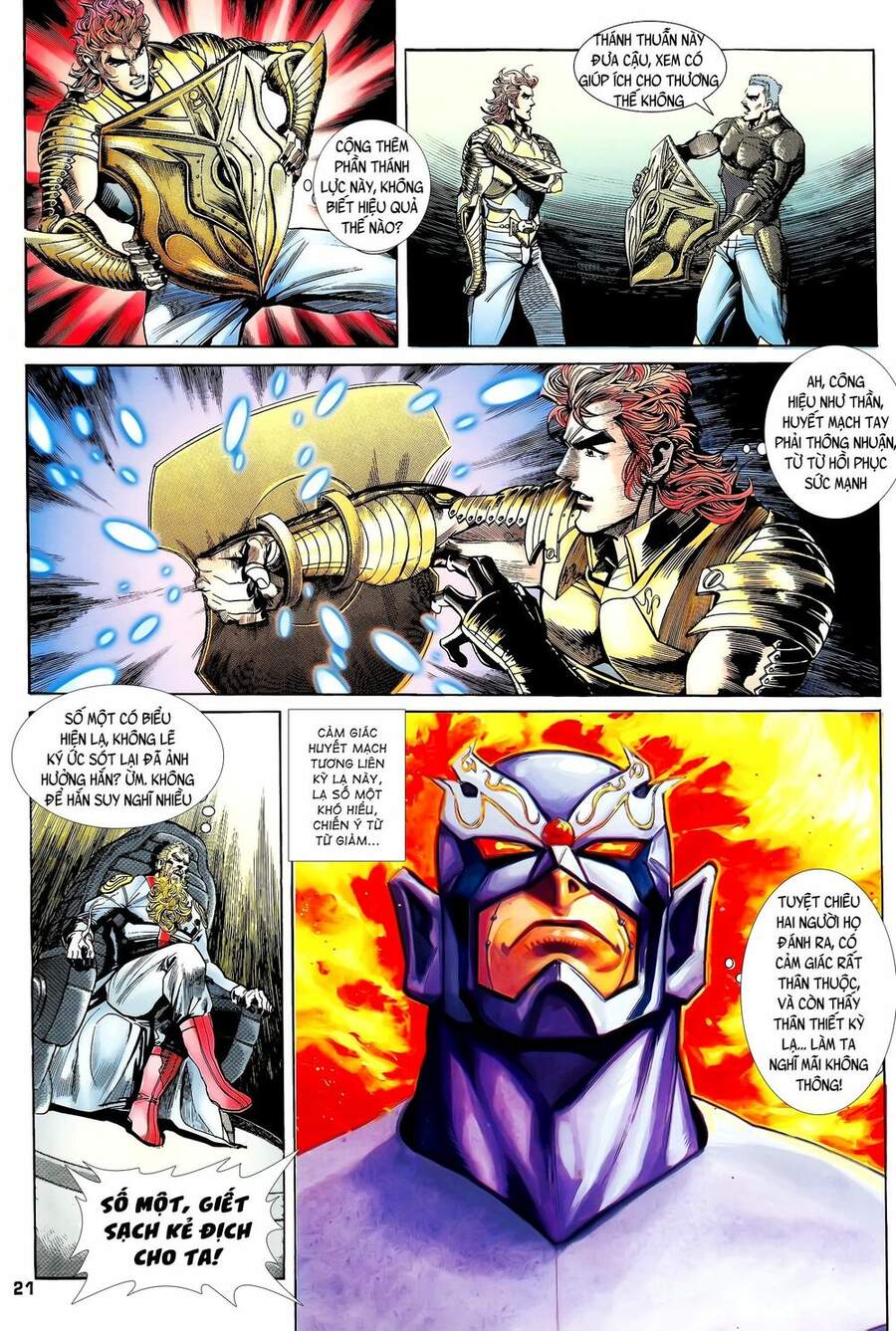 Truyện Tranh Long Hổ 5 Thế trang 8