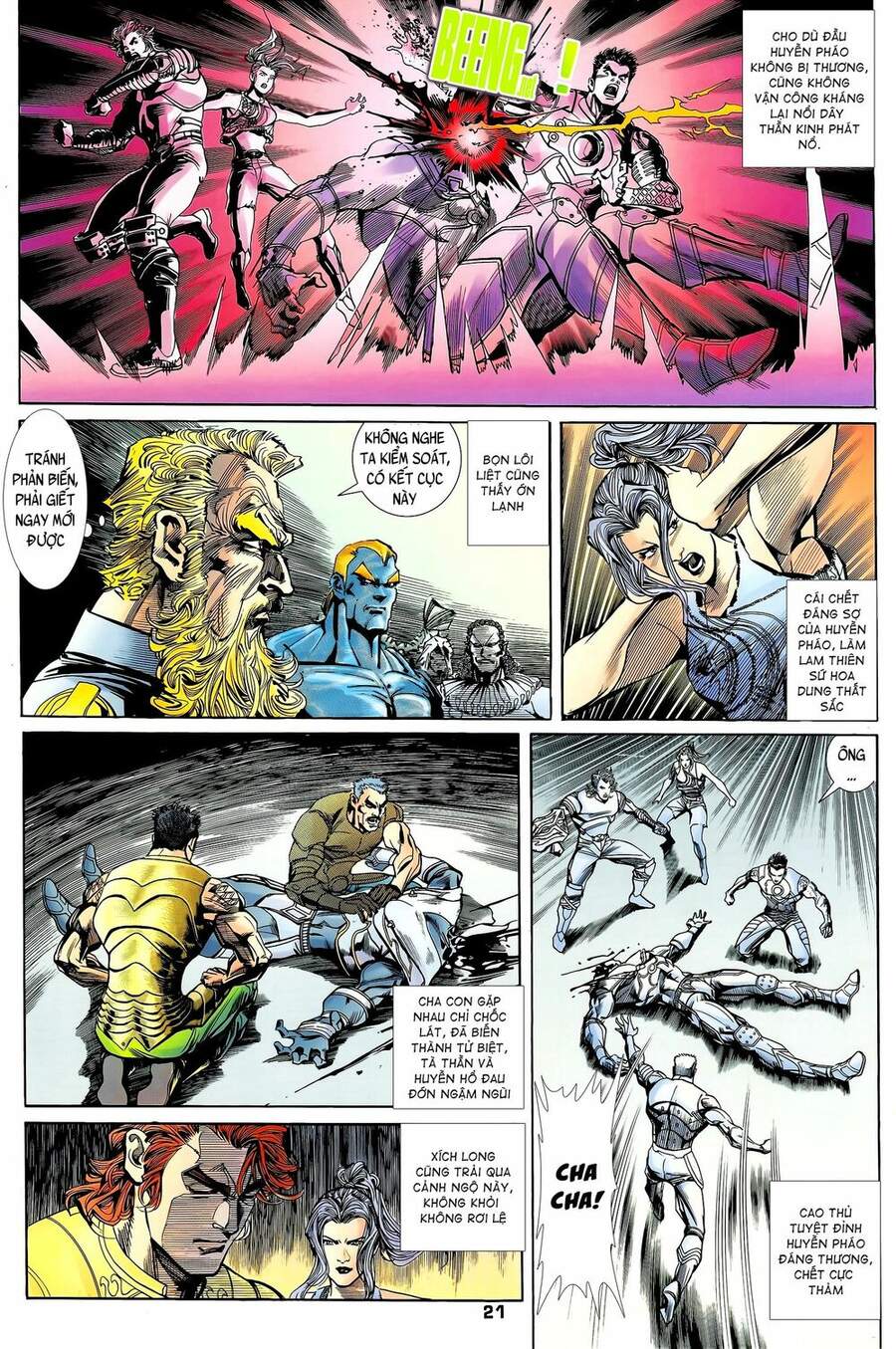 Truyện Tranh Long Hổ 5 Thế trang 8