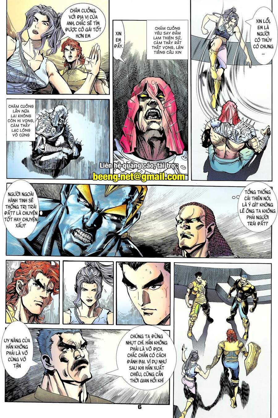 Truyện Tranh Long Hổ 5 Thế trang 8