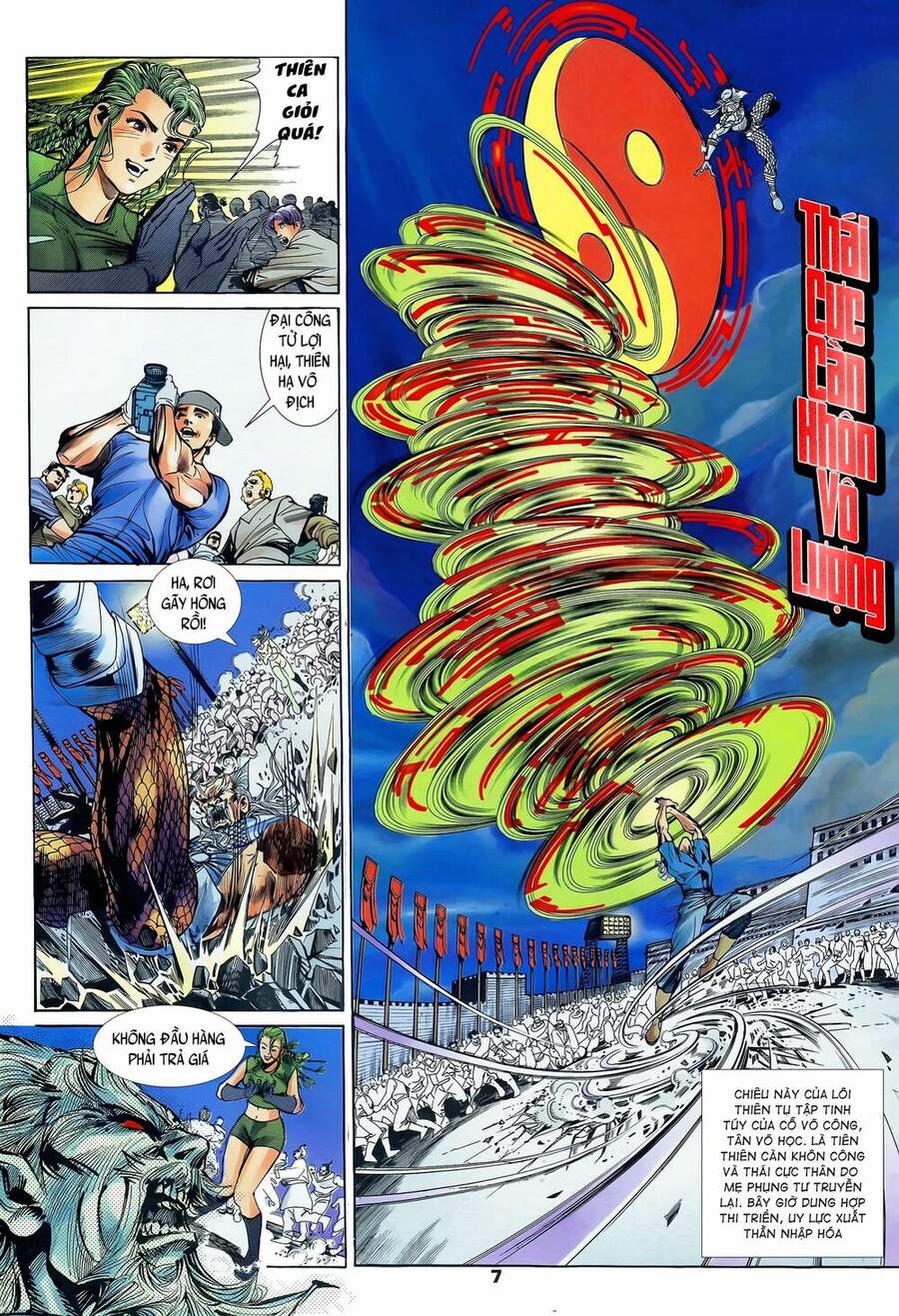 Truyện Tranh Long Hổ 5 Thế trang 8