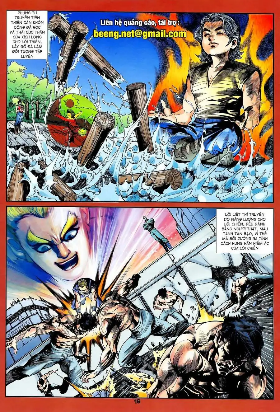 Truyện Tranh Long Hổ 5 Thế trang 8