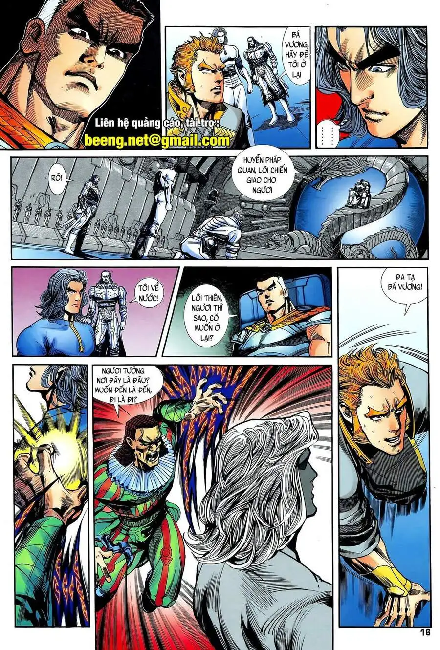 Truyện Tranh Long Hổ 5 Thế trang 8