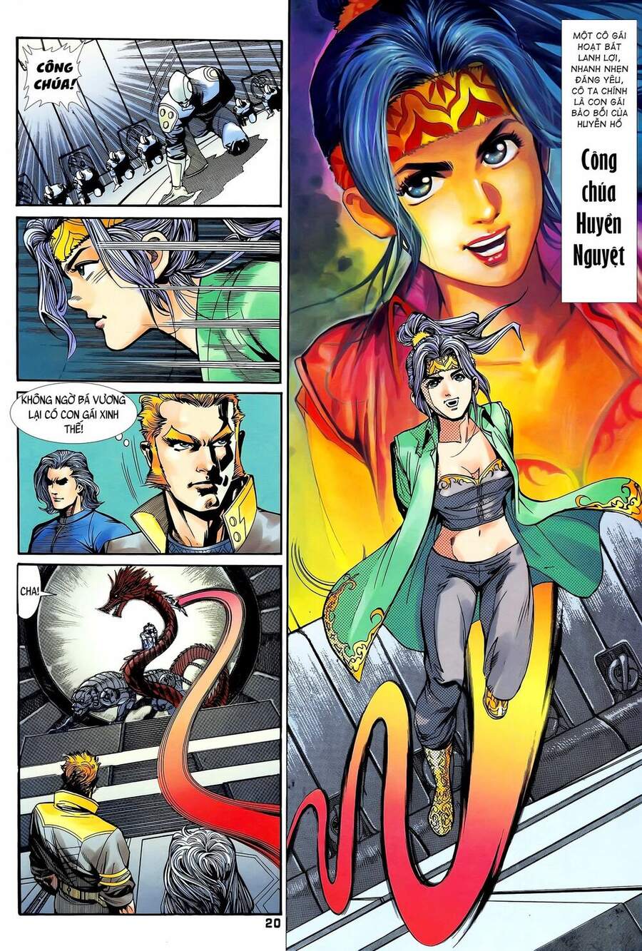 Truyện Tranh Long Hổ 5 Thế trang 8