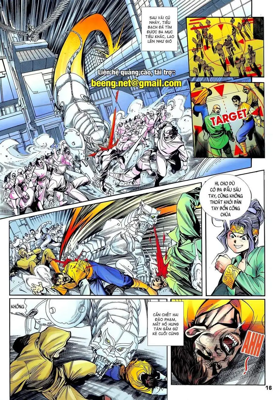 Truyện Tranh Long Hổ 5 Thế trang 8