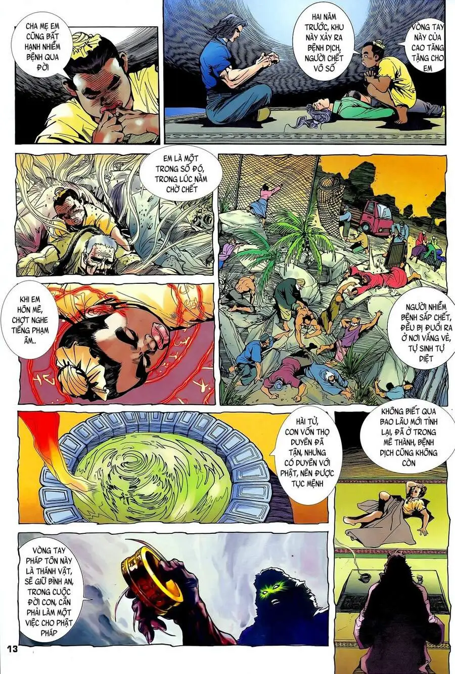 Truyện Tranh Long Hổ 5 Thế trang 8