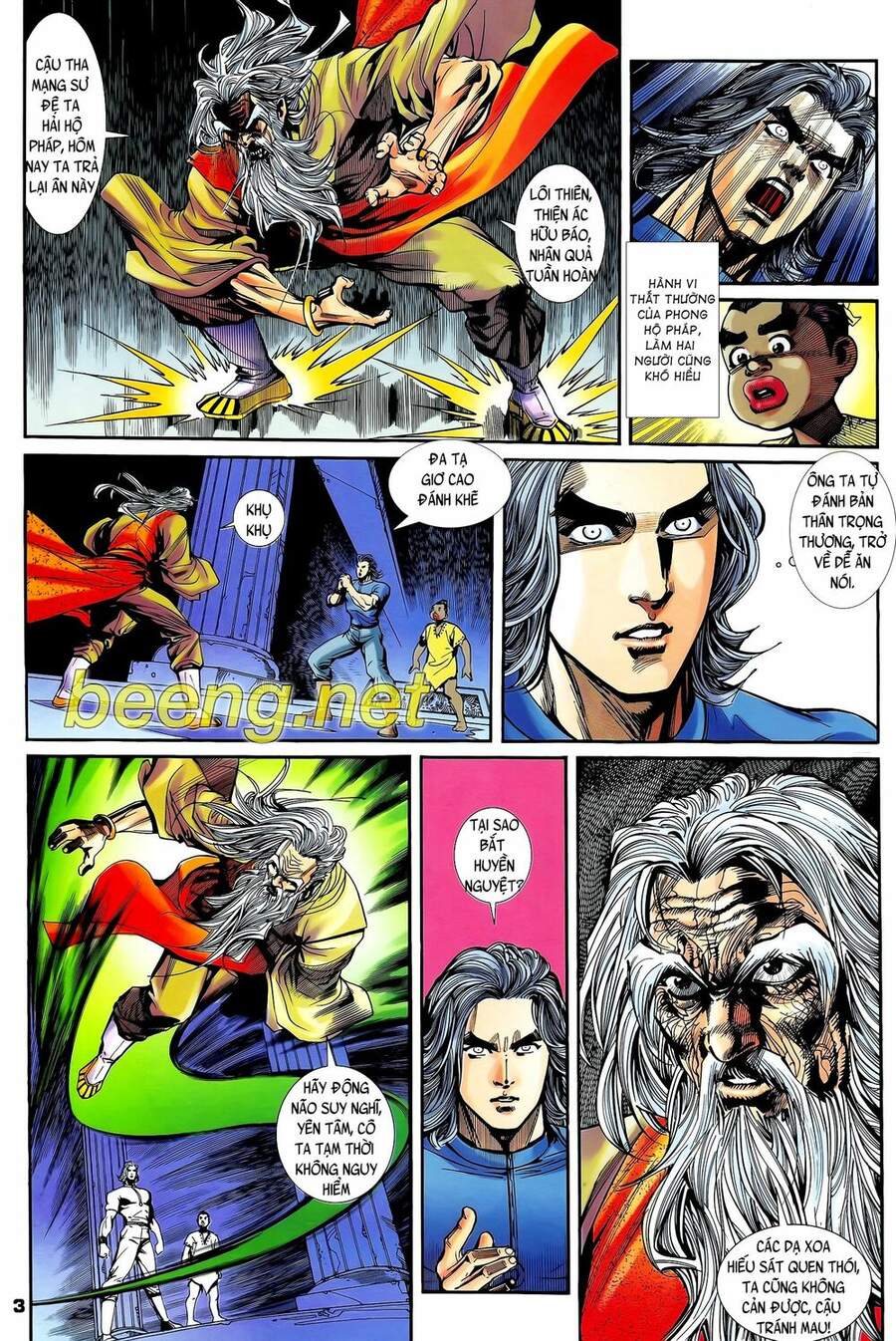 Truyện Tranh Long Hổ 5 Thế trang 8
