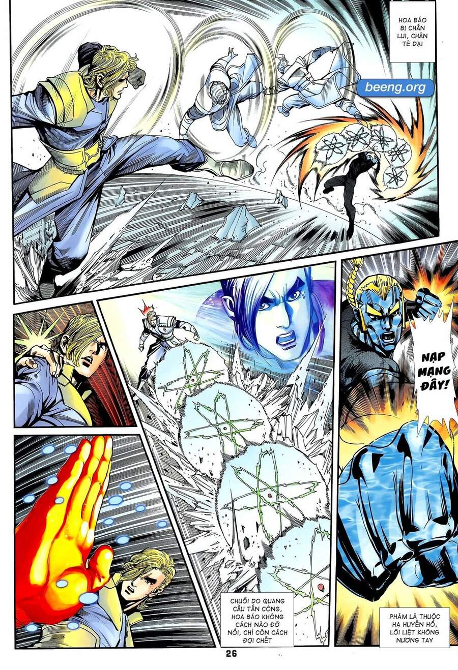 Truyện Tranh Long Hổ 5 Thế trang 8