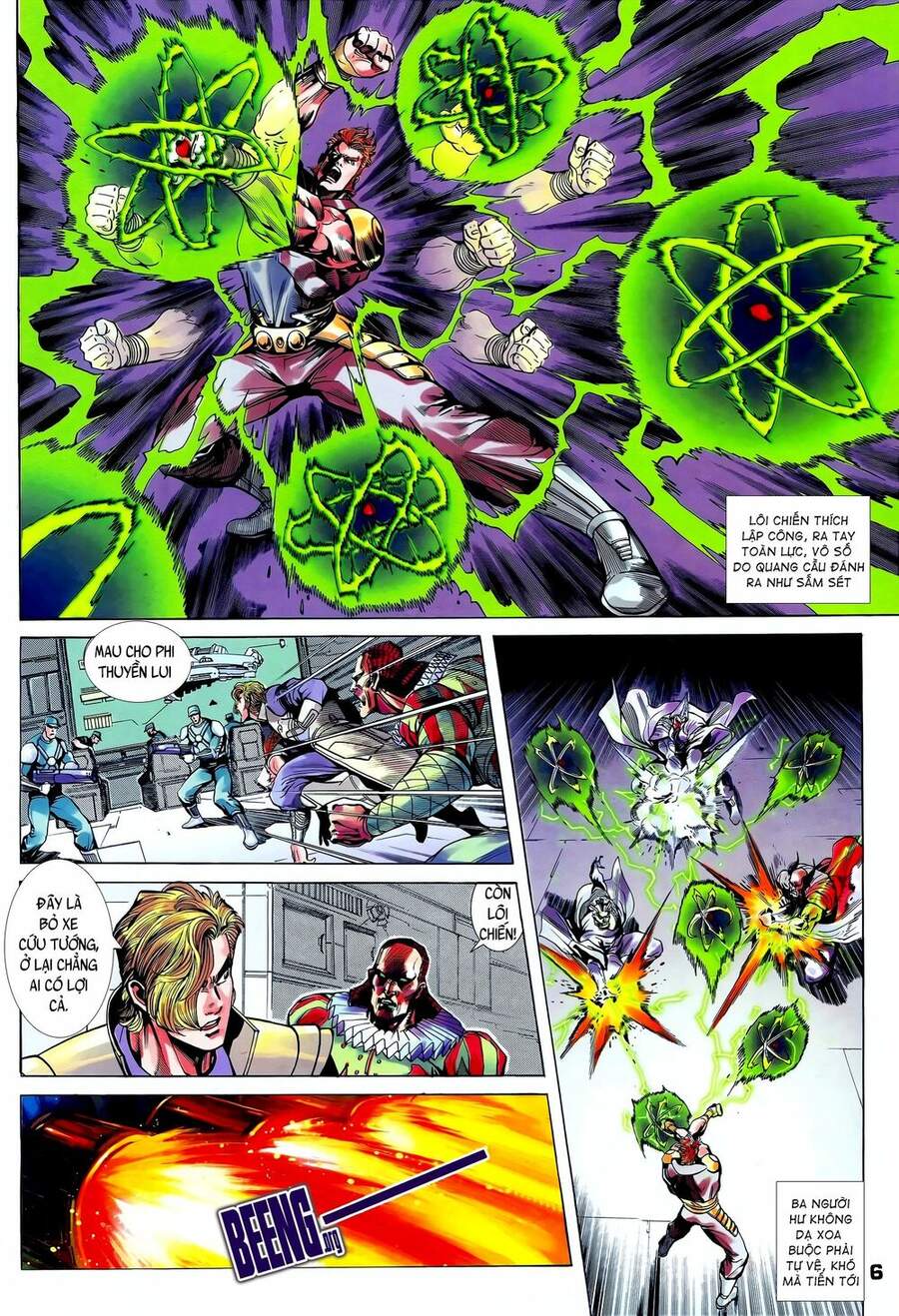 Truyện Tranh Long Hổ 5 Thế trang 8