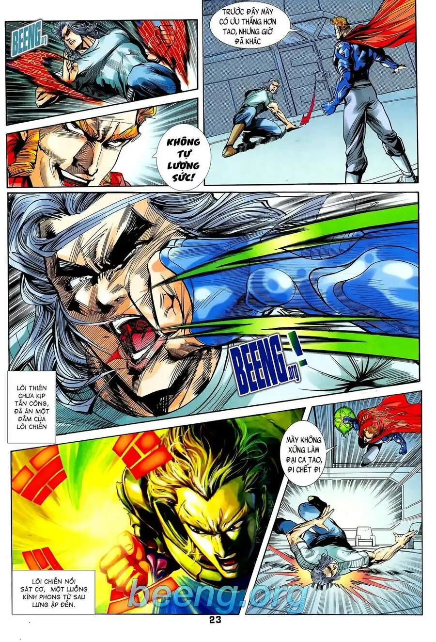 Truyện Tranh Long Hổ 5 Thế trang 8