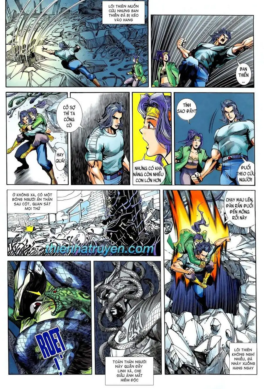 Truyện Tranh Long Hổ 5 Thế trang 8