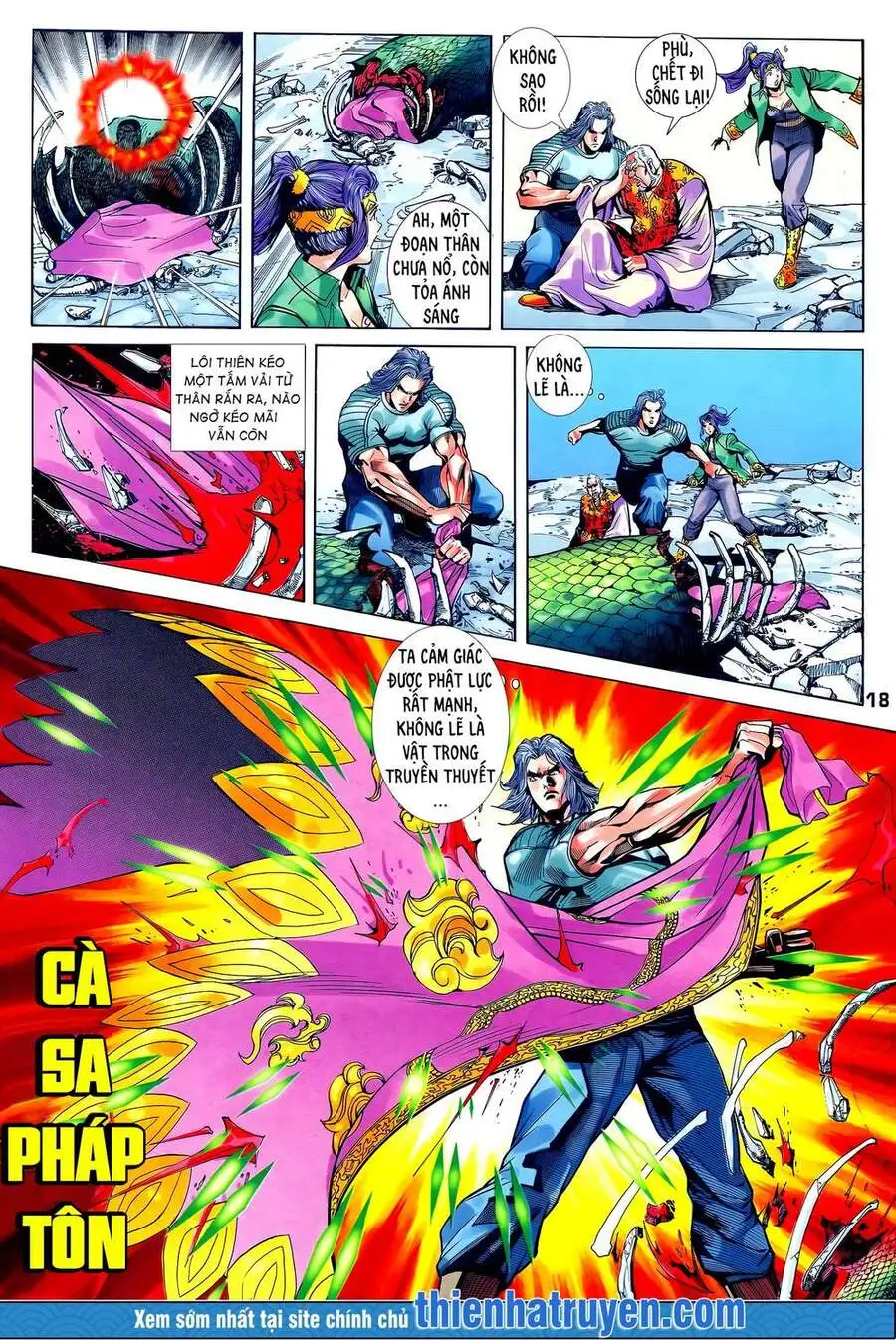 Truyện Tranh Long Hổ 5 Thế trang 8