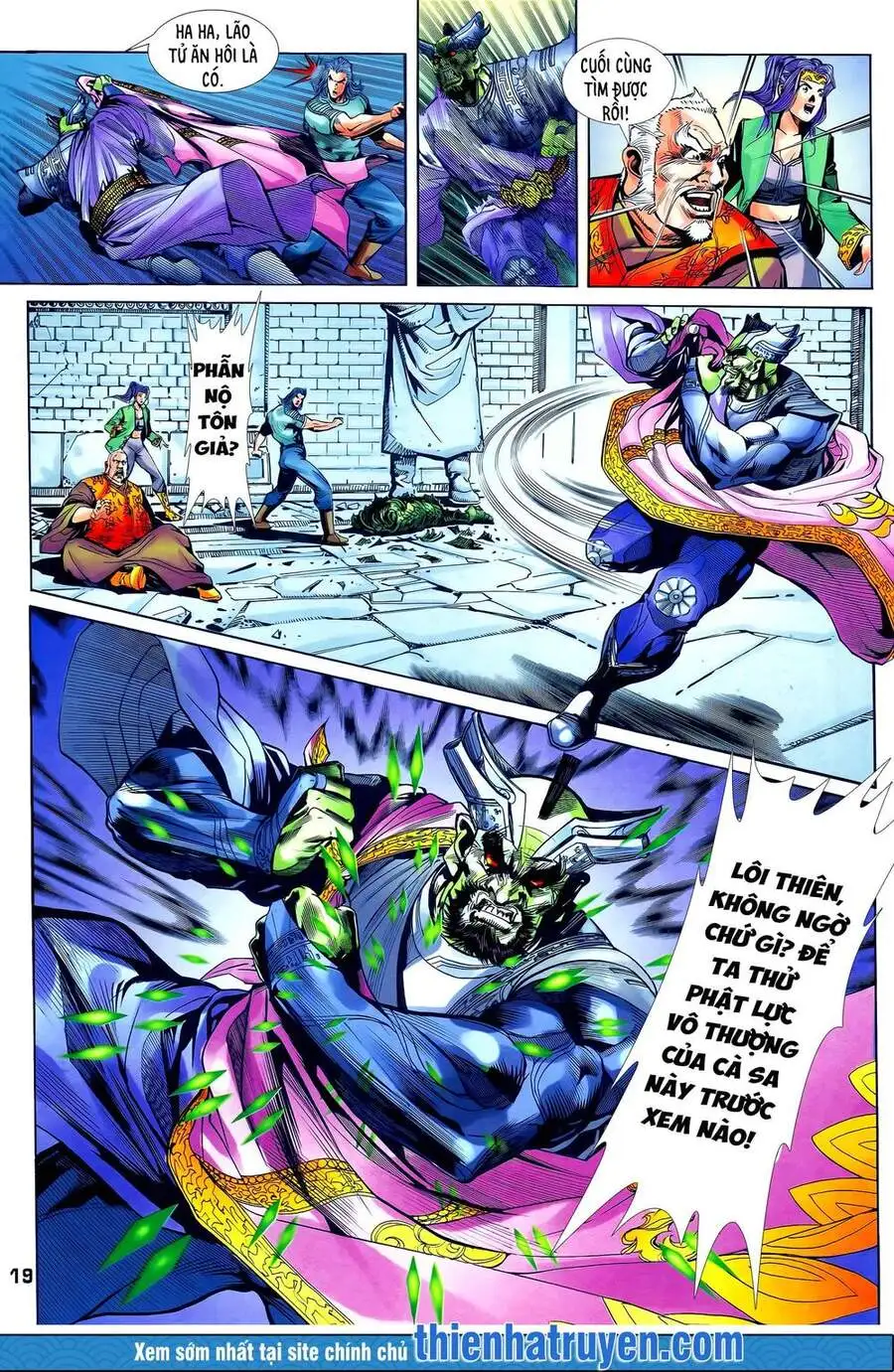Truyện Tranh Long Hổ 5 Thế trang 8
