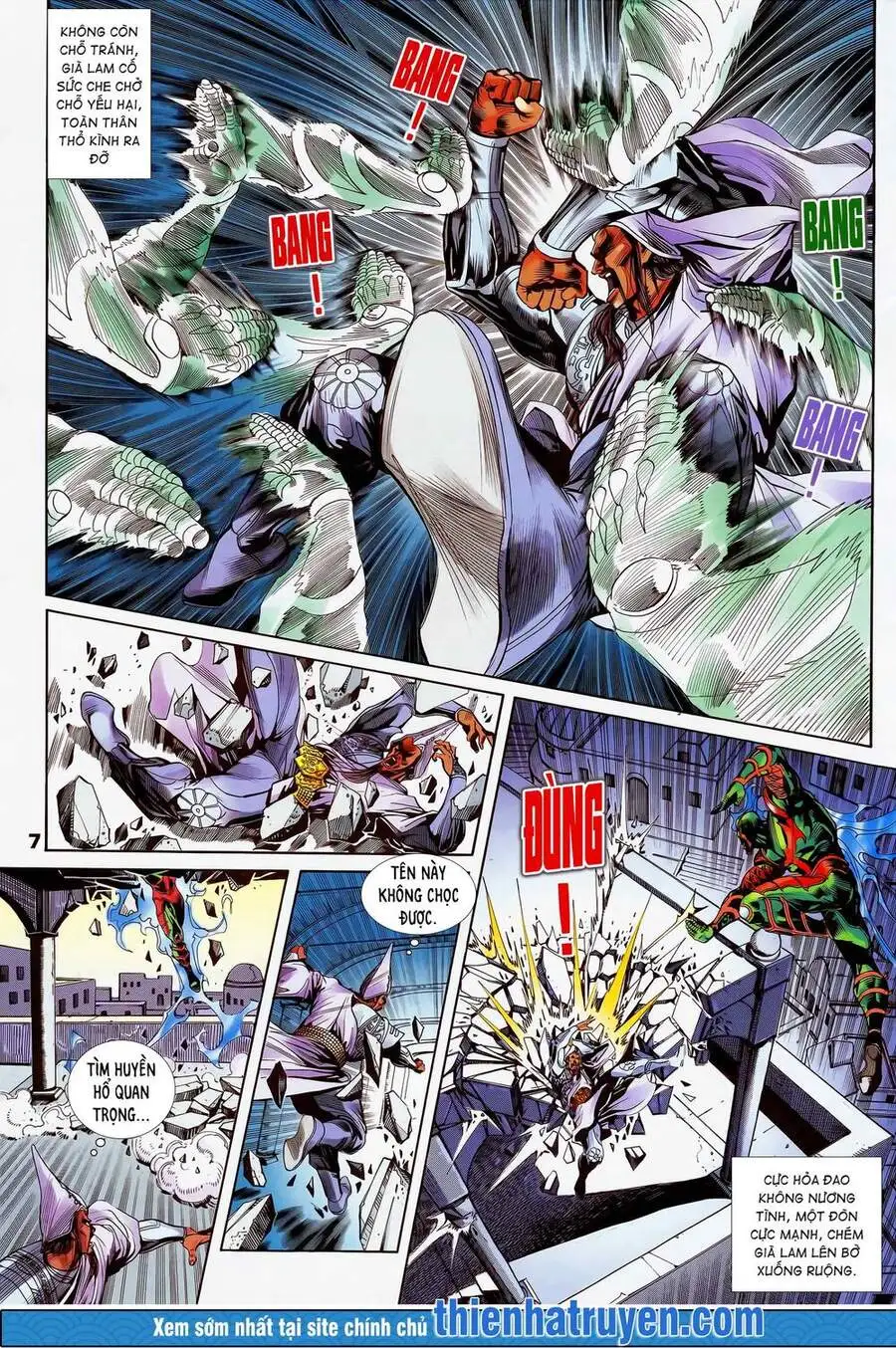 Truyện Tranh Long Hổ 5 Thế trang 8