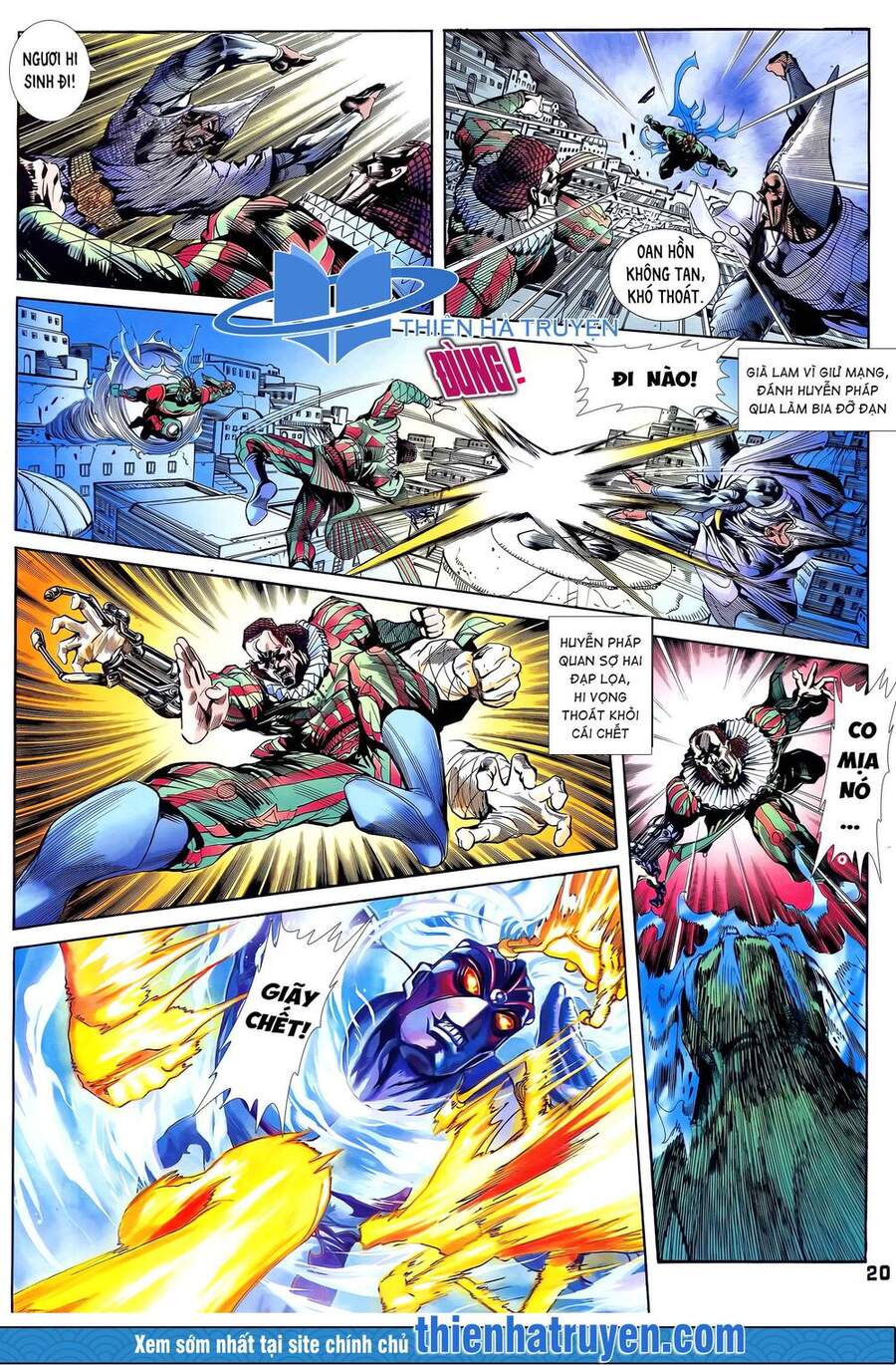 Truyện Tranh Long Hổ 5 Thế trang 8