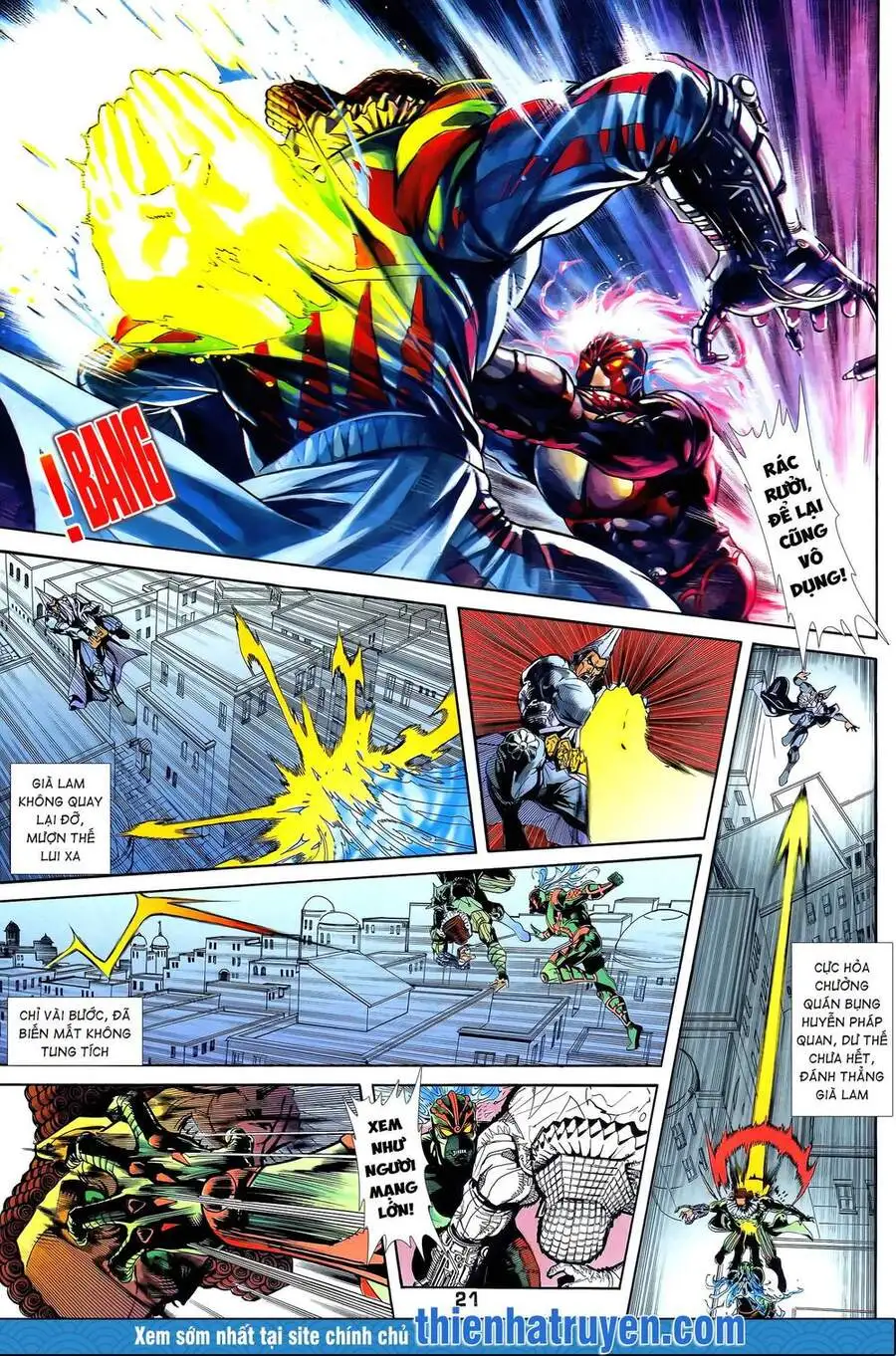 Truyện Tranh Long Hổ 5 Thế trang 8