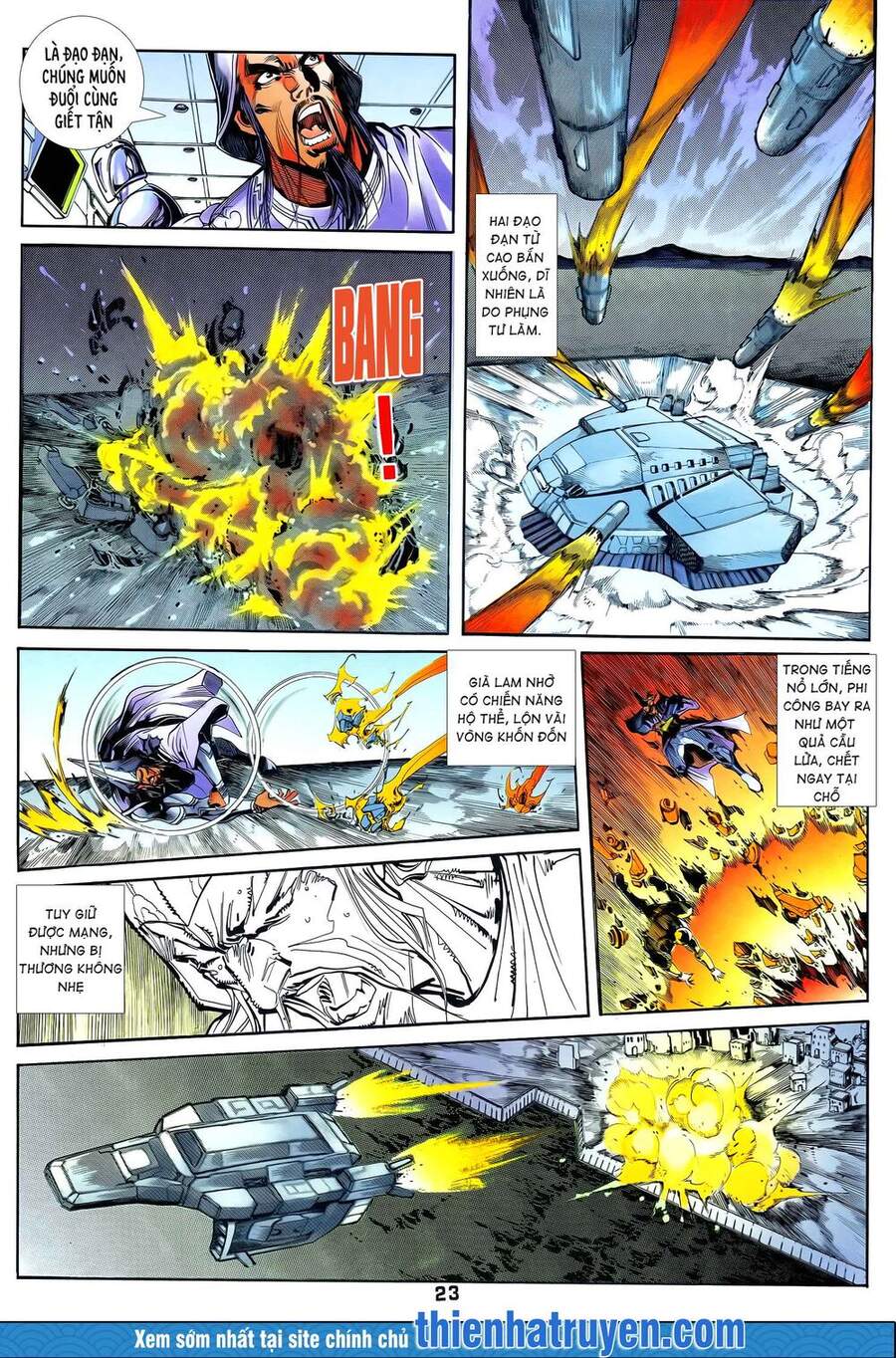 Truyện Tranh Long Hổ 5 Thế trang 8