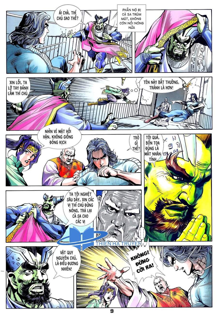 Truyện Tranh Long Hổ 5 Thế trang 8