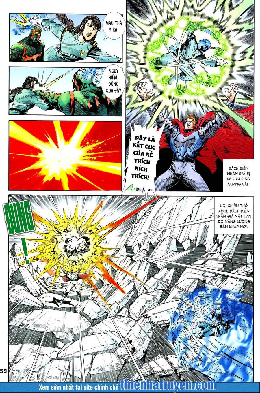 Truyện Tranh Long Hổ 5 Thế trang 8