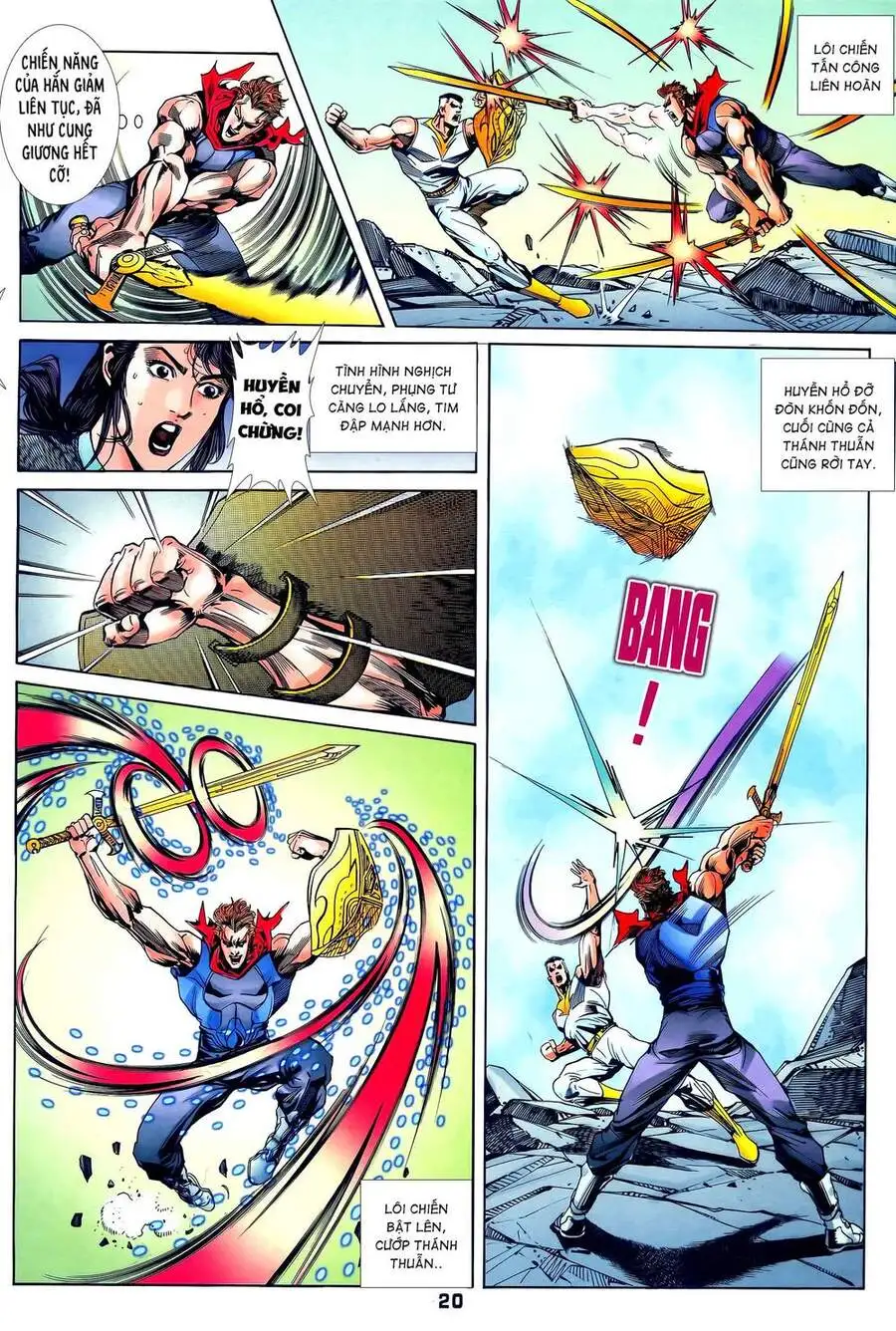 Truyện Tranh Long Hổ 5 Thế trang 8