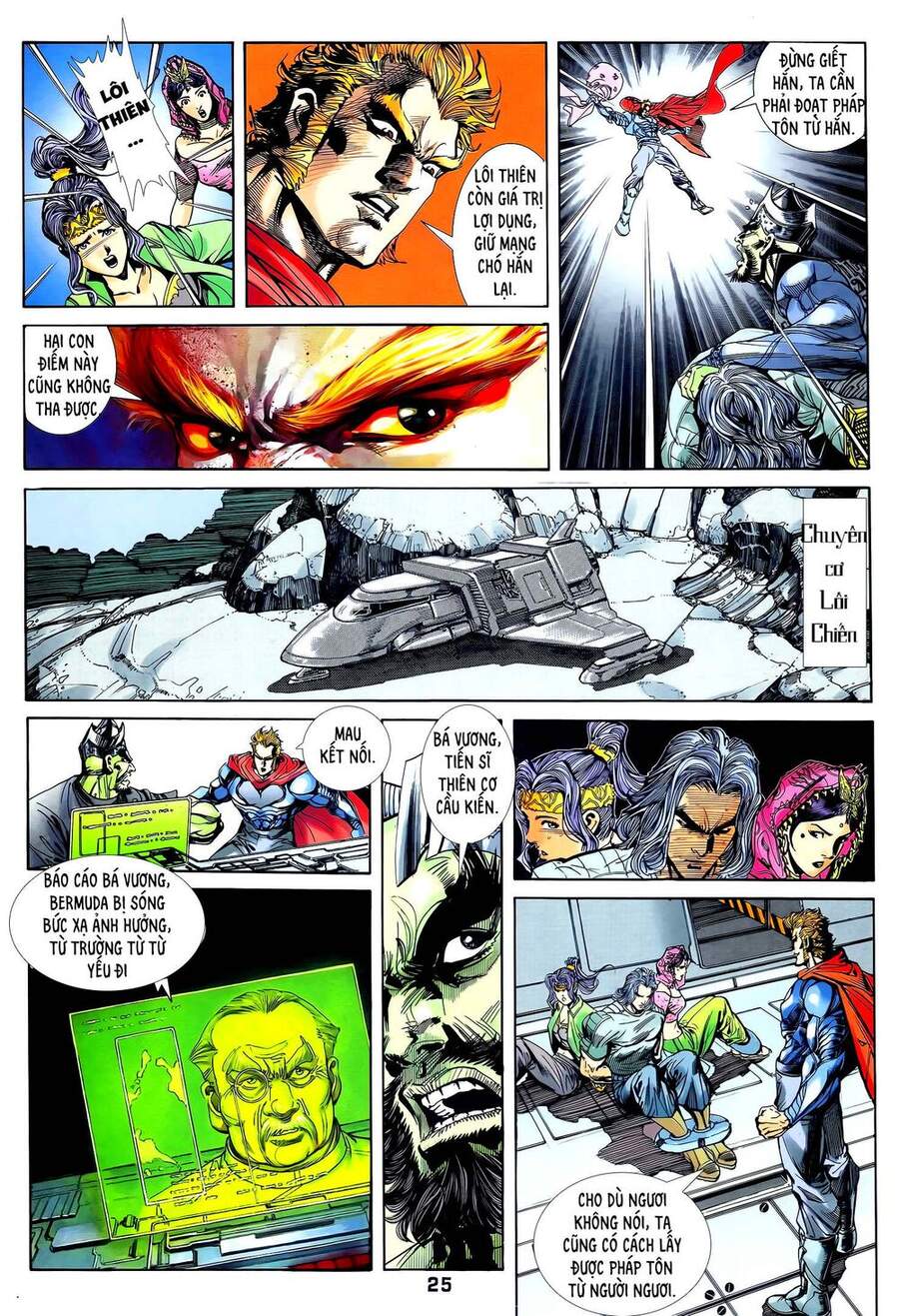 Truyện Tranh Long Hổ 5 Thế trang 8