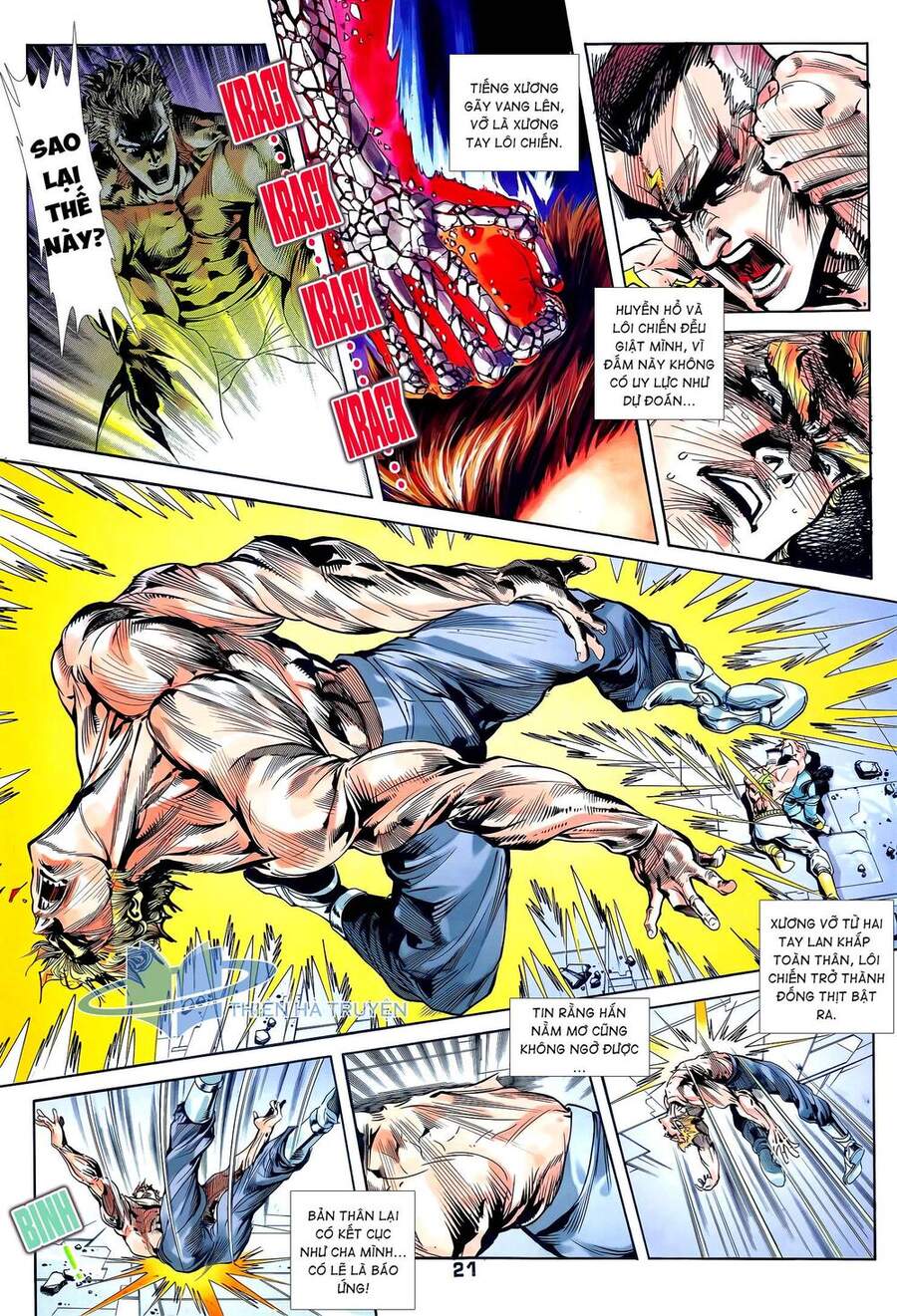 Truyện Tranh Long Hổ 5 Thế trang 8