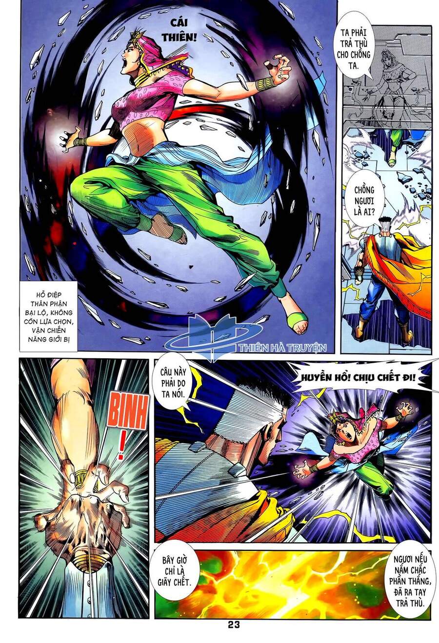 Truyện Tranh Long Hổ 5 Thế trang 8