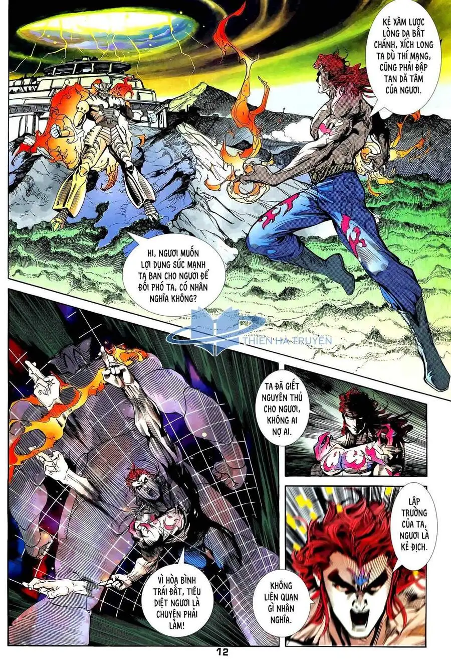 Truyện Tranh Long Hổ 5 Thế trang 8