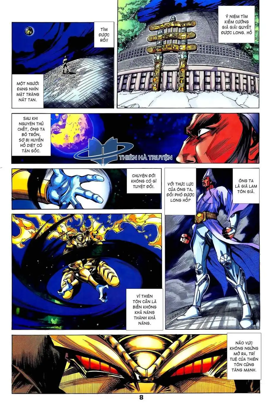 Truyện Tranh Long Hổ 5 Thế trang 8