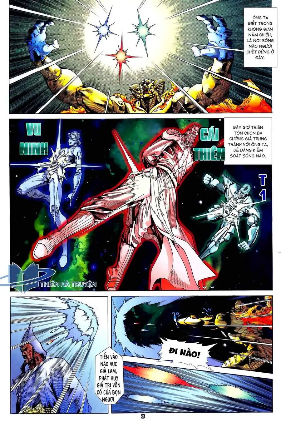 Truyện Tranh Long Hổ 5 Thế trang 8