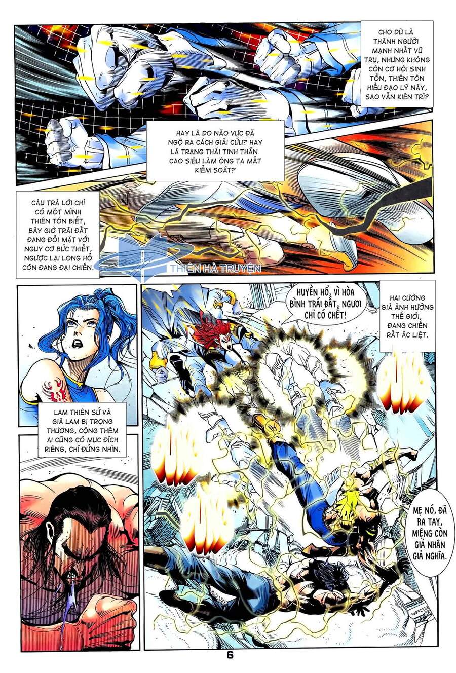 Truyện Tranh Long Hổ 5 Thế trang 8