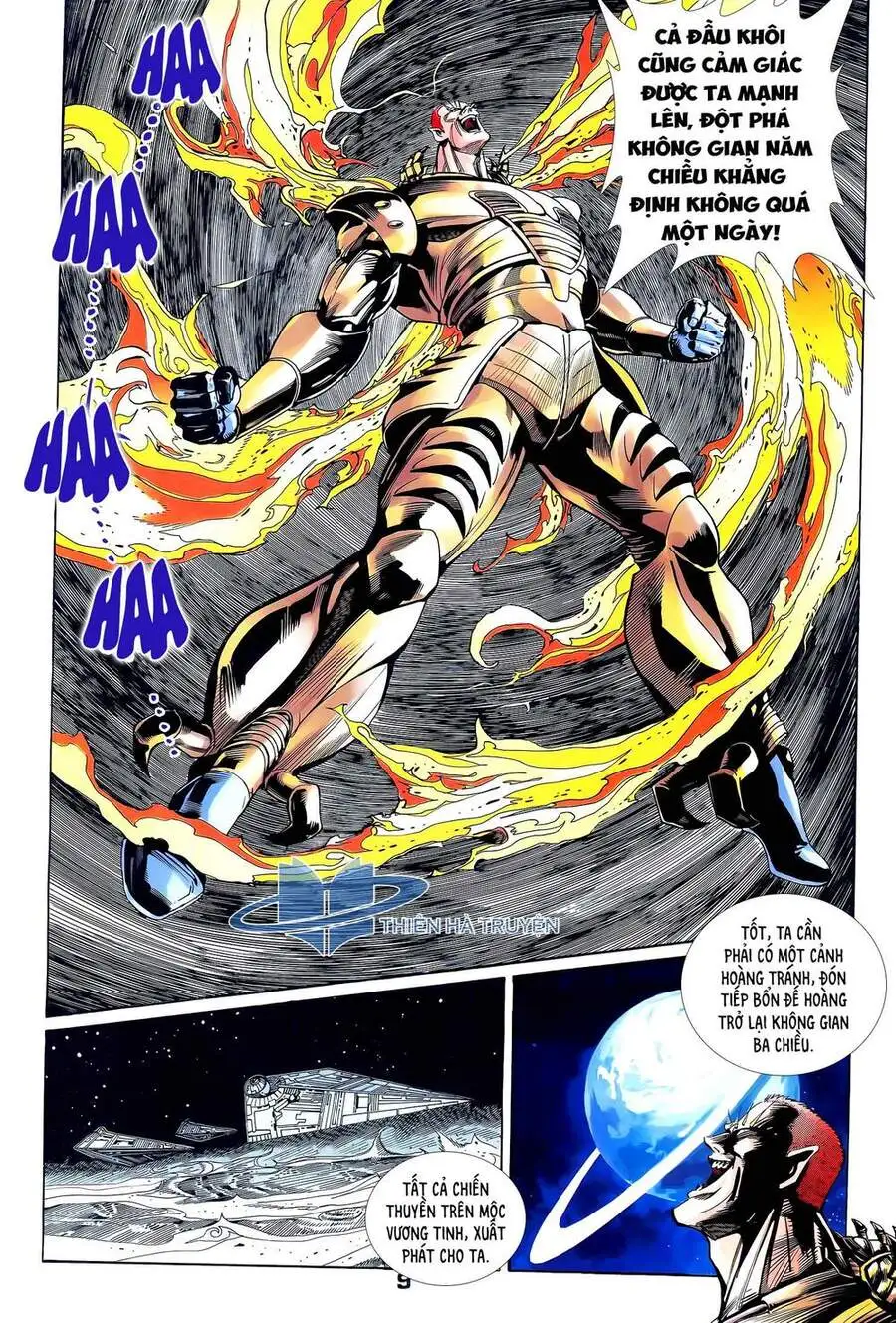 Truyện Tranh Long Hổ 5 Thế trang 8