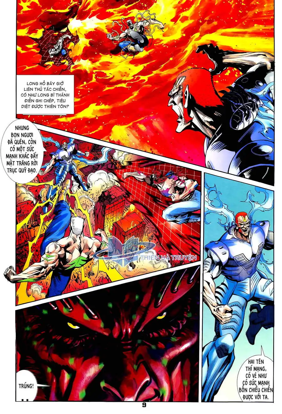 Truyện Tranh Long Hổ 5 Thế trang 8