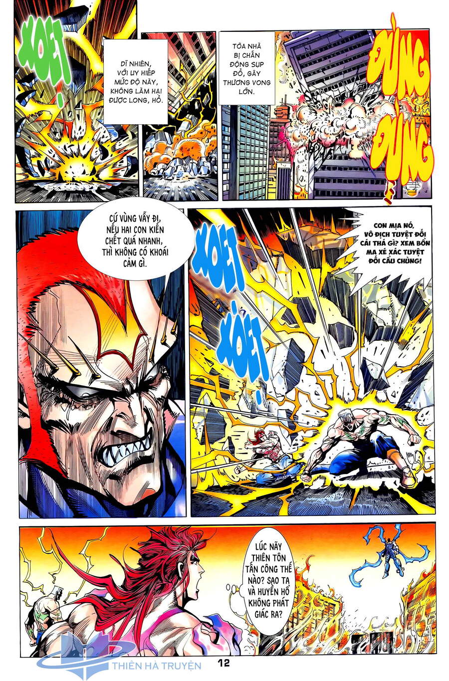 Truyện Tranh Long Hổ 5 Thế trang 8