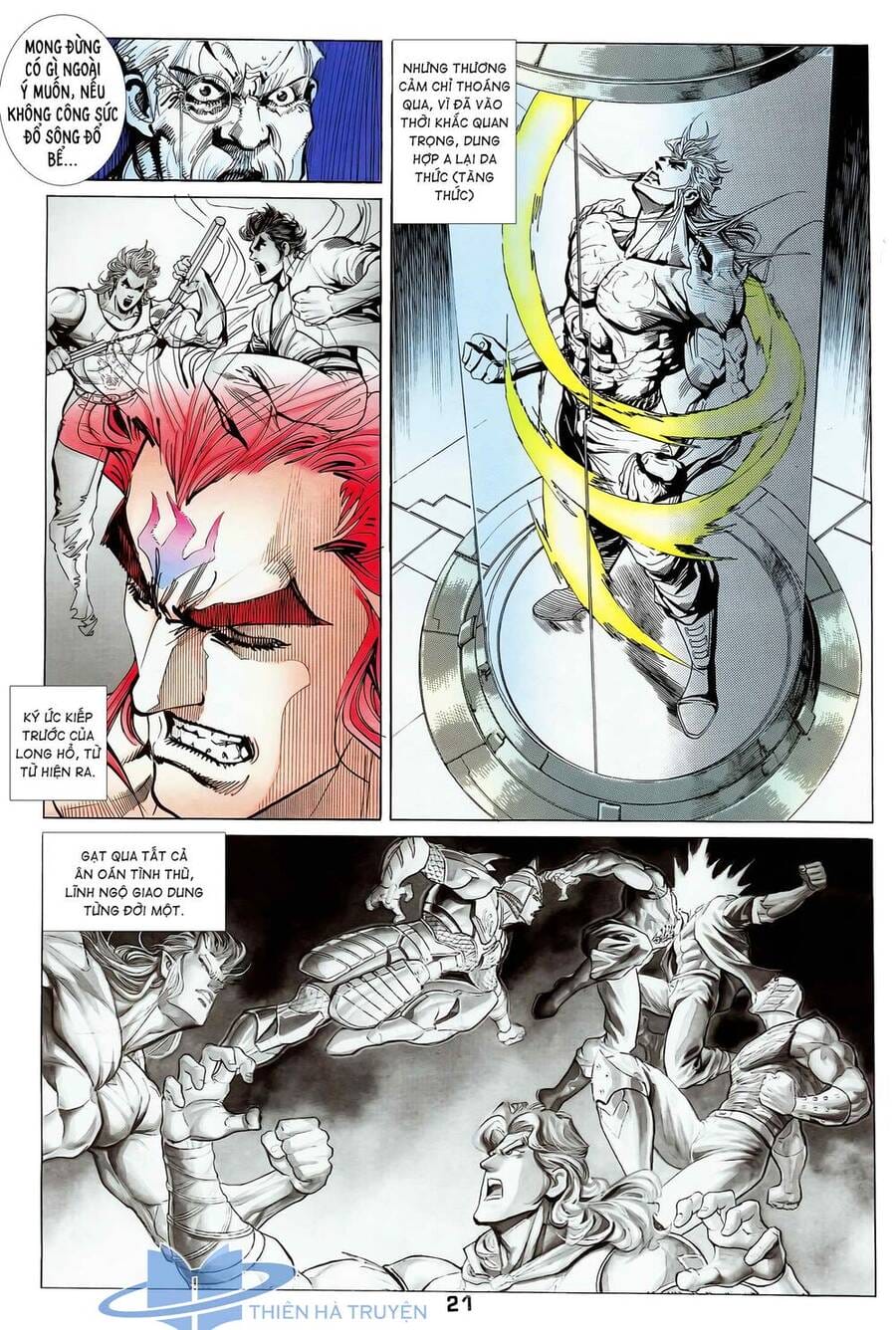 Truyện Tranh Long Hổ 5 Thế trang 8