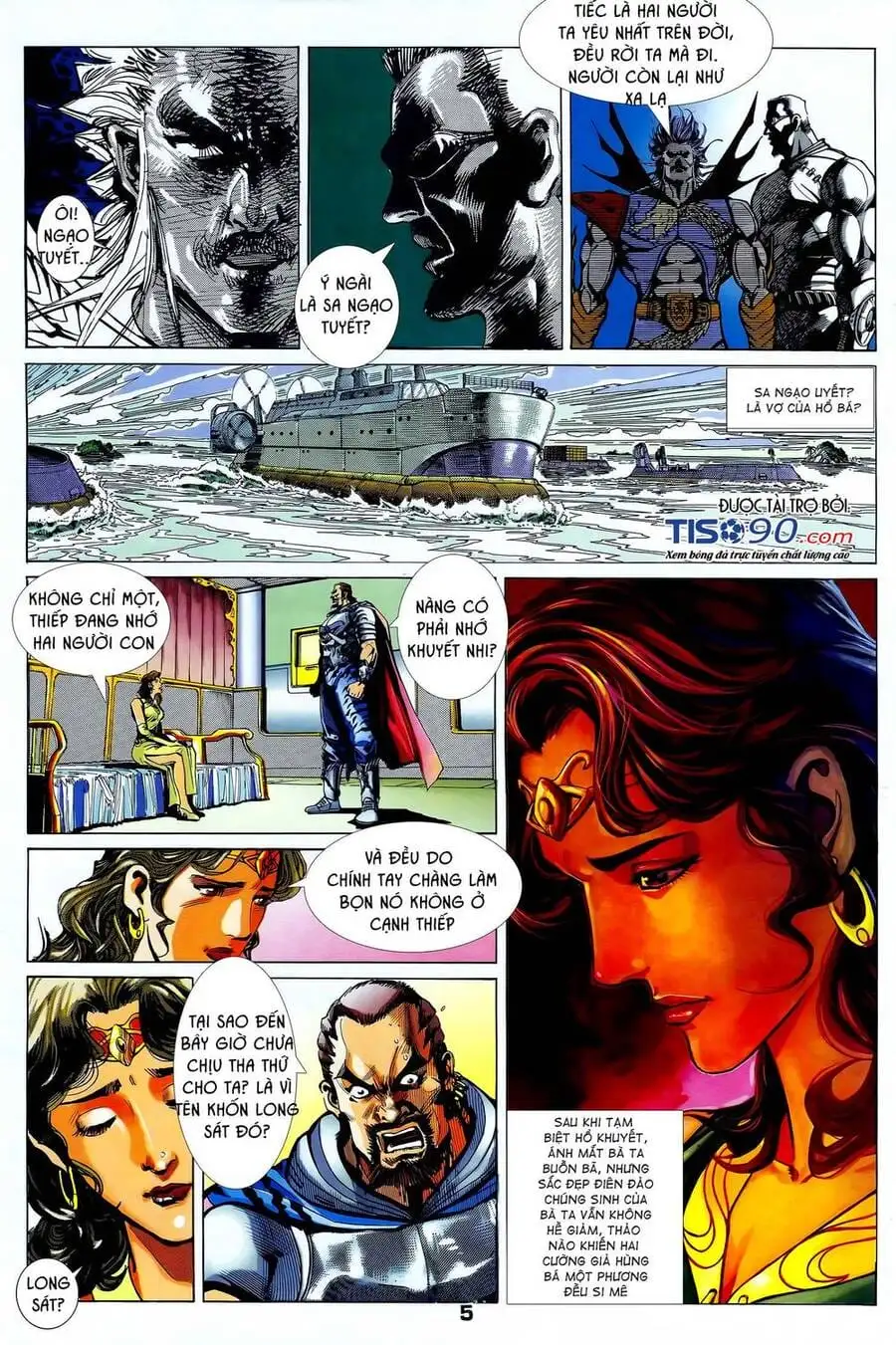 Truyện Tranh Long Hổ 5 Thế trang 8