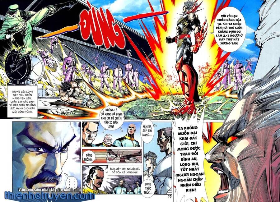 Truyện Tranh Long Hổ 5 Thế trang 8