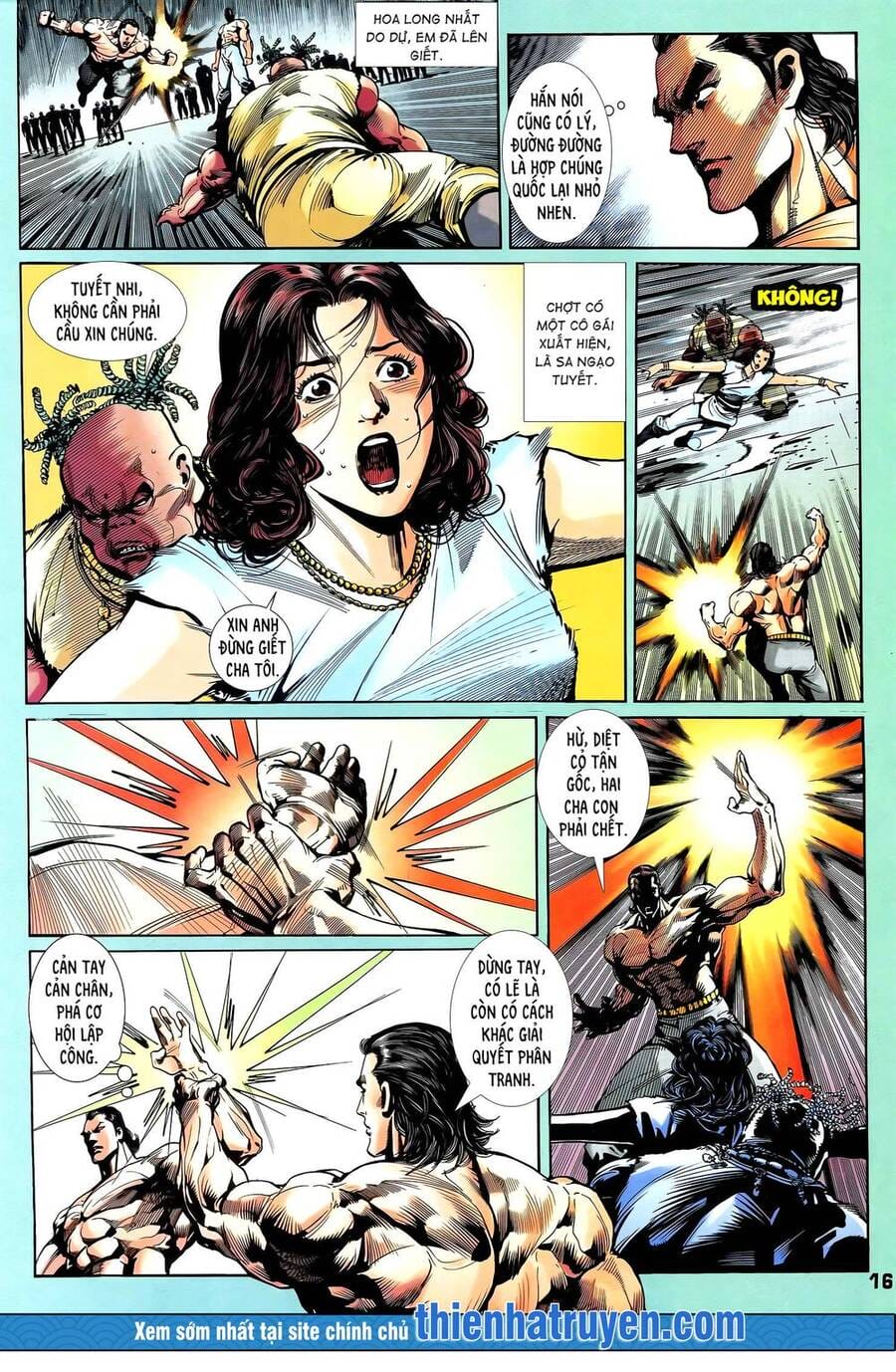 Truyện Tranh Long Hổ 5 Thế trang 8