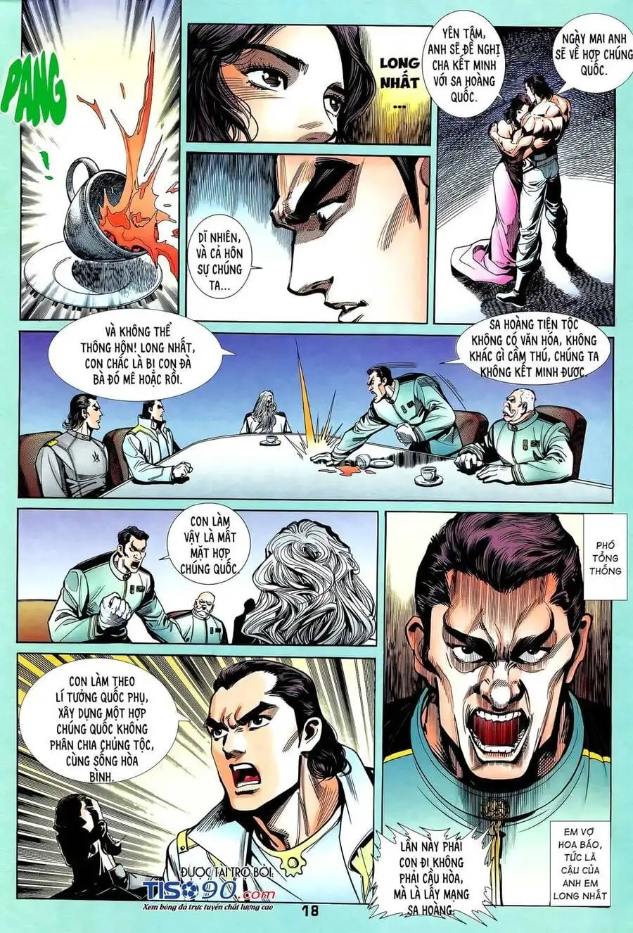 Truyện Tranh Long Hổ 5 Thế trang 8