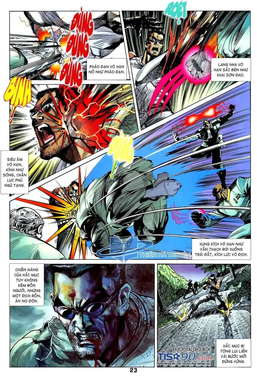 Truyện Tranh Long Hổ 5 Thế trang 8