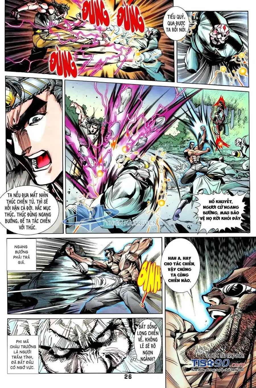 Truyện Tranh Long Hổ 5 Thế trang 8