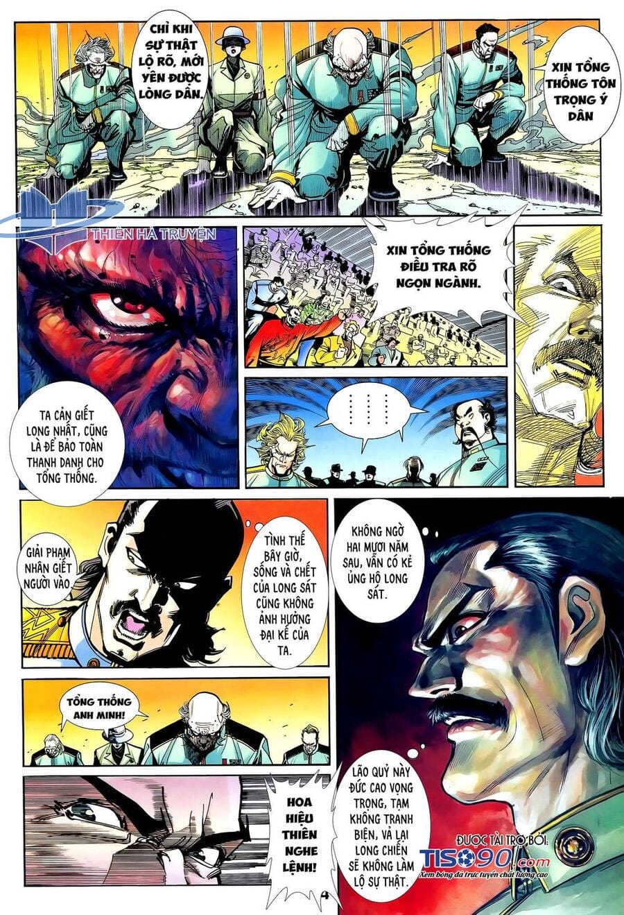 Truyện Tranh Long Hổ 5 Thế trang 8