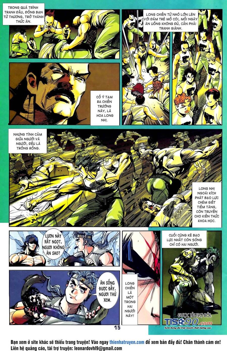 Truyện Tranh Long Hổ 5 Thế trang 8