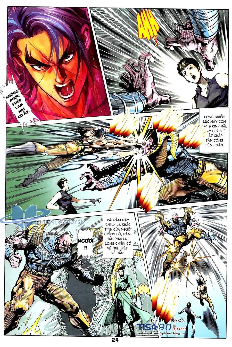 Truyện Tranh Long Hổ 5 Thế trang 8