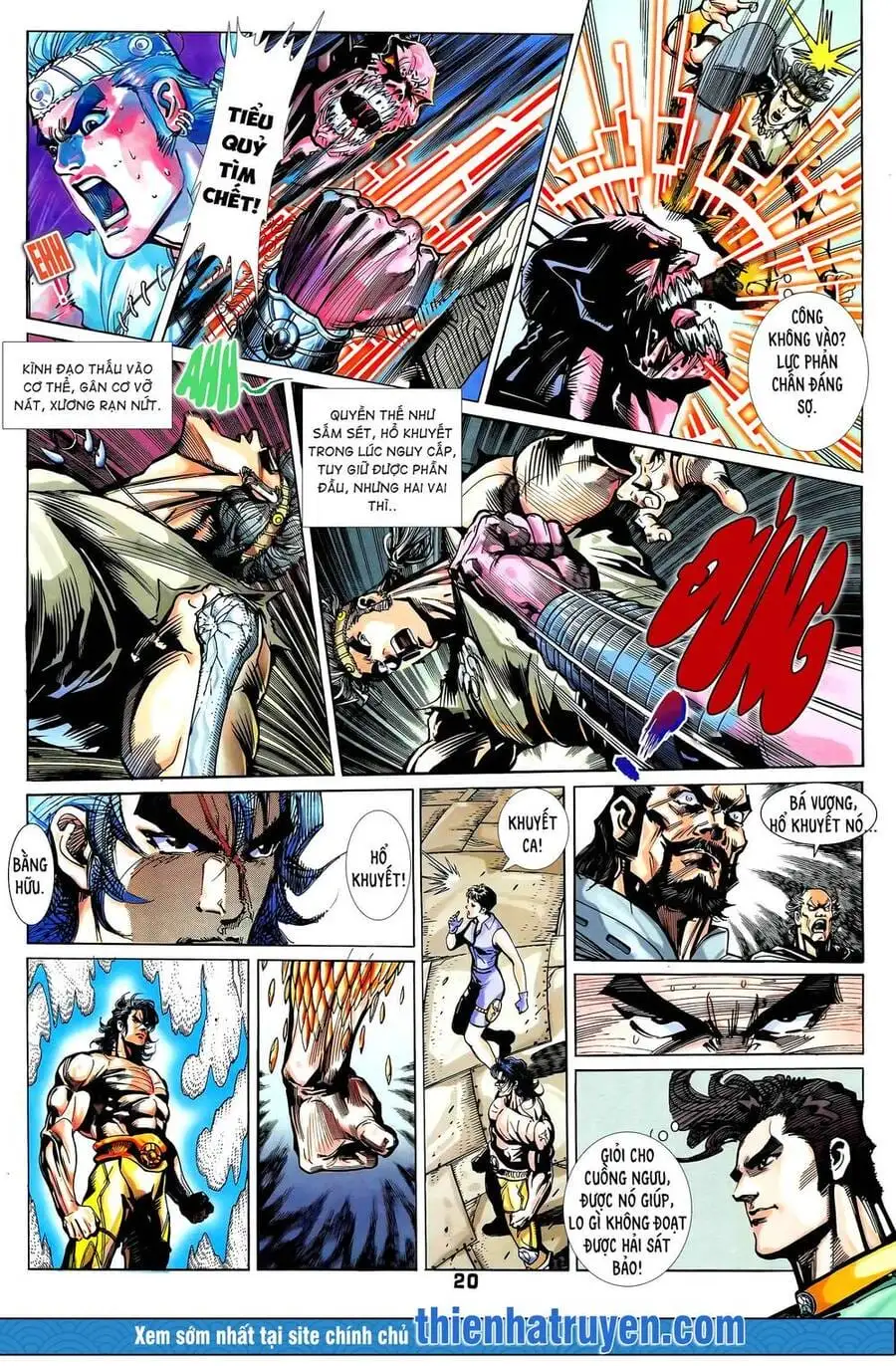 Truyện Tranh Long Hổ 5 Thế trang 8