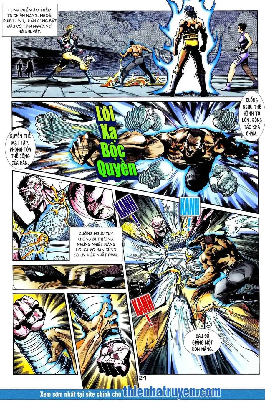 Truyện Tranh Long Hổ 5 Thế trang 8