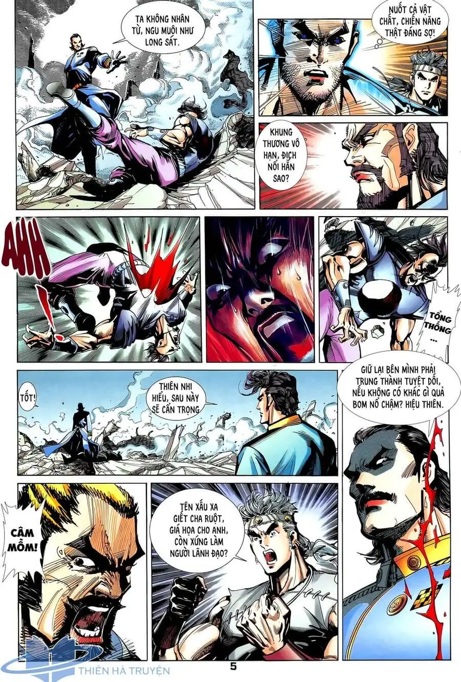 Truyện Tranh Long Hổ 5 Thế trang 8