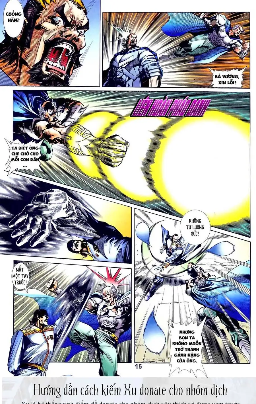 Truyện Tranh Long Hổ 5 Thế trang 8